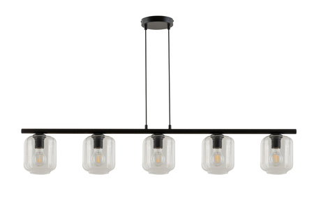 Lampa wisząca szklana transparent Sigma Lighting GLOSS 5 32308