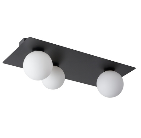 Plafon kule czarny Sigma Lighting ARGON 3 prostokąt 33279