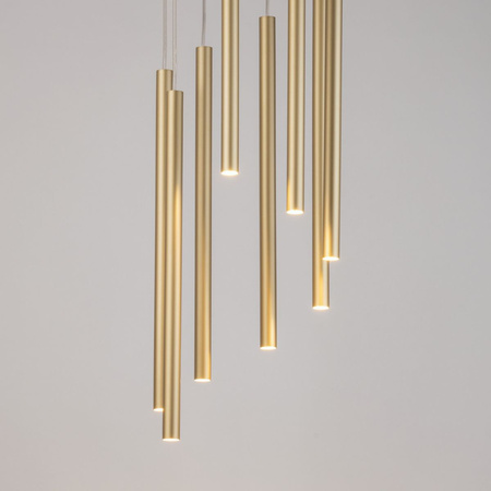 Lampa wisząca sople złota Sigma Lighting SOPEL 8 koło 33630