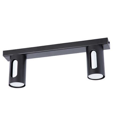 FLOW 2 plafon czarny/srebrny 41209	