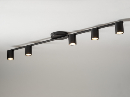 Plafon spot czarny Sigma Lighting SKY 5 33439