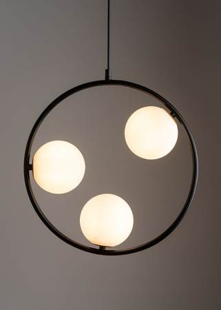 Lampa wisząca ring kula czarna Sigma Lighting AQUA 3 33413