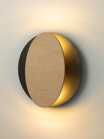 OVO kinkiet czarny/brzoza 40872