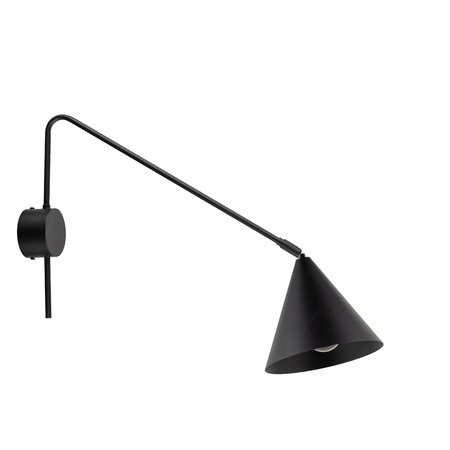 GALAXY 1 kinkiet czarny 40935 ruchome ramię 180 stopni ruchomy klosz