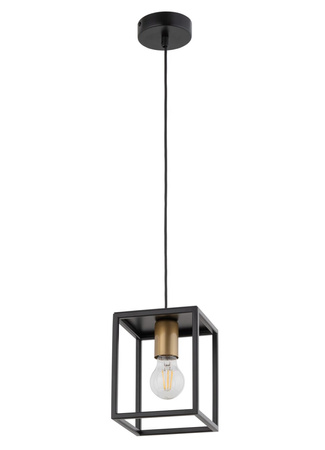 Lampa wisząca loft metalowa czarno-złota Sigma Lighting VIGO 1 32353