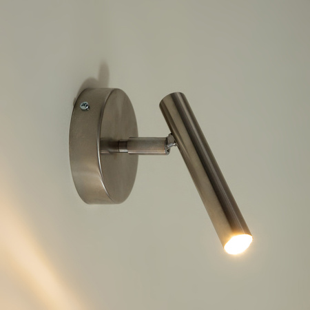 SOPEL kinkiet srebrny szczotkowany 41512	