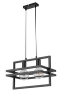 Lampa wisząca industrialna metalowa czarna Sigma Lighting - MERCI 2 32391