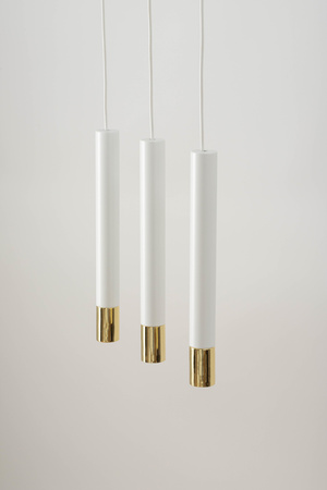 Lampa wisząca tuby sople biało-złota Sigma Lighting SOPEL GRAND 3 33388