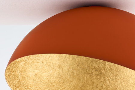 Plafon kopuła ceglany_złoty Sigma Lighting SFERA 50 41518
