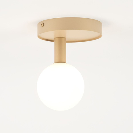 Plafon kula złoty beż Sigma Lighting - PERLA 1 33602