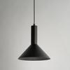 Lampa wisząca VITRUM stożek czarny 40810