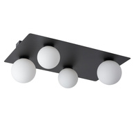 Plafon kule czarny Sigma Lighting ARGON 4 prostokąt 33282