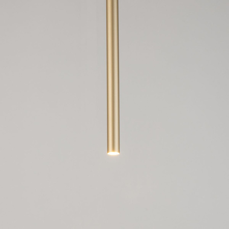Lampa wisząca tuba rurka złota Sigma Lighting SOPEL 1 Prosty 33151