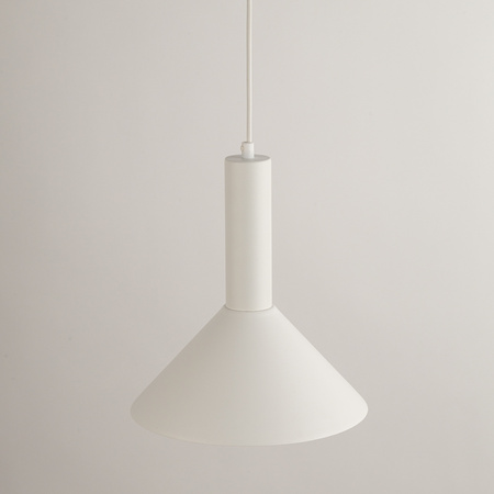 Lampa wisząca VITRUM stożek biały 40814