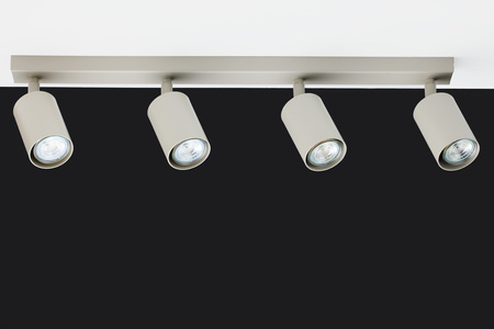 Reflektory sufitowe led szary beż Sigma Lighting ZOOM 4 41516