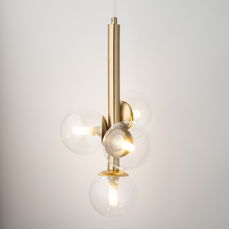 Lampa wisząca kule PERLA LUX 4 Transparentny 40856