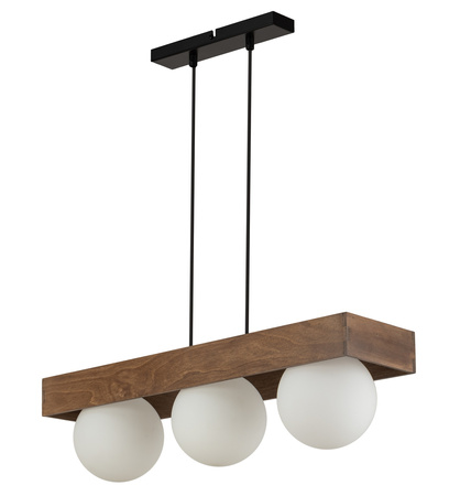 Lampa wisząca boho z mlecznymi kloszami Sigma Lighting - BLOOM 3 33665