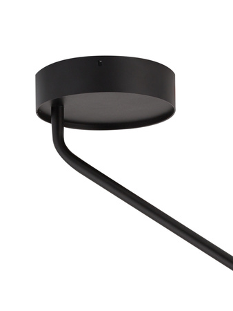 Lampa sufitowa z abażurami czarno-biała Sigma Lighting LIZBONA 2 32117