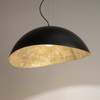 Lampa wisząca z żywicy czarno-złota Sigma Lighting Solaris M 40601