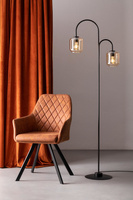 Lampa podłogowa szklana bursztynowa Sigma Lighting SHINE 50255