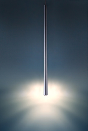 Lampa wisząca rurka srebrna Sigma Lighting SOPEL 1 Stożek 33153