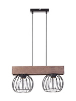 Lampa wisząca druciana loftowa brąz Sigma Lighting MILAN 2 31572