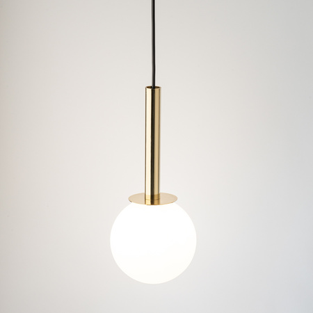 Lampa wisząca kula DAISY 1 Sigma Lighting złoto-biały 40769