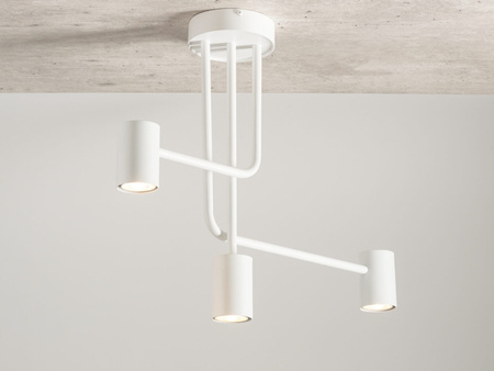 Lampa sufitowa nowoczesna biała Sigma Lighting LUIS 3 33421