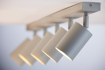 Reflektory sufitowe led szary beż Sigma Lighting ZOOM 5 41517