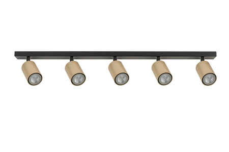 Reflektory sufitowe czarno-złote Sigma Lighting ZOOM 5 33323