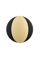 OVO kinkiet czarny/złoty 40871