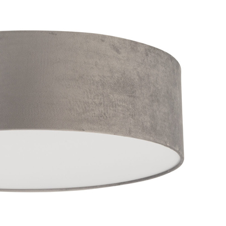 Plafon okrągły welurowy szary Sigma Lighting SOFT M 40650