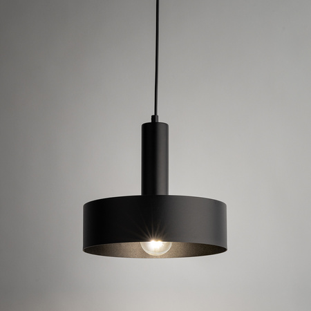 Lampa wisząca VITRUM koło czarny 40811