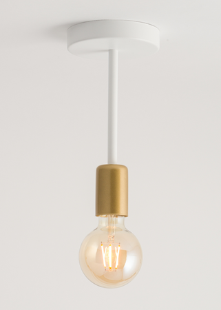 Plafon loftowy biało-złoty Sigma Lighting GINO 1 32377