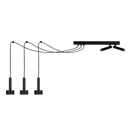 STAMP SPIDER 3 zwis + 2 czarny 41256	