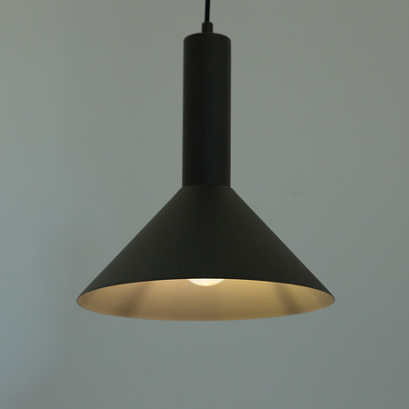 Lampa wisząca VITRUM stożek ciemna oliwka 40969