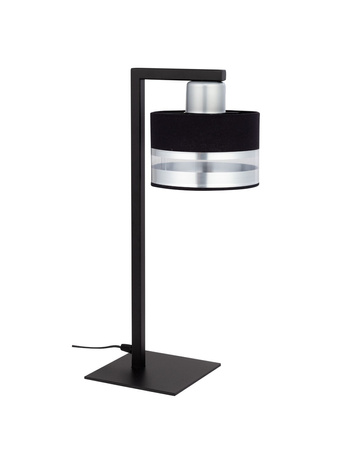 Lampka abażur czarno-srebrny Sigma Lighting PRO 50236