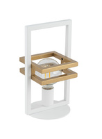 Lampka nocna metalowa biało-złota Sigma Lighting - MERCI 50319