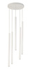 Lampa wisząca sople biała Sigma Lighting SOPEL 5 koło 33626