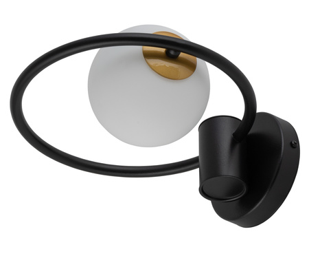 Kinkiet ring kula czarny Sigma Lighting AQUA 33480