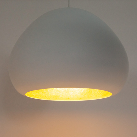 Lampa wisząca Lava biały/złoty 41076