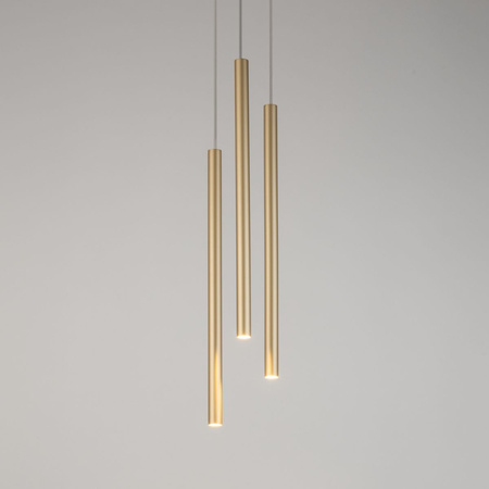 Lampa wisząca sople złota Sigma Lighting SOPEL 3 koło 33624