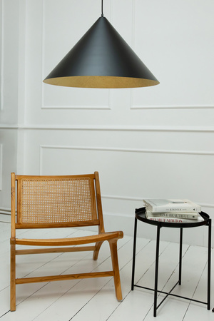 Lampa wisząca Vesuvio czarny/złoty M 3xE27 41038