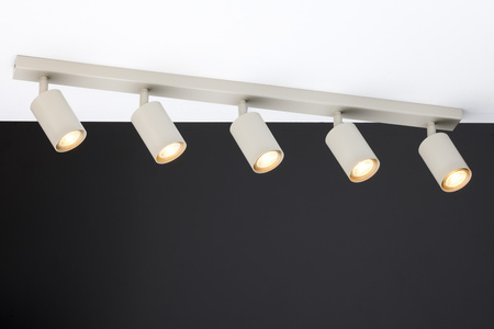 Reflektory sufitowe led szary beż Sigma Lighting ZOOM 5 41517