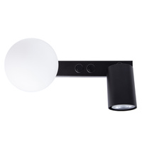 TAVIRA kinkiet czarny 1+1 41259