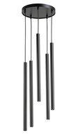 Lampa wisząca sople czarna Sigma Lighting SOPEL 5 koło 33625