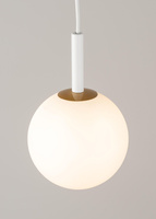 Lampa wisząca kula biała Sigma Lighting GAMA 1 33405