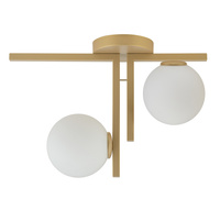 Plafon szklane kule złoty beż Sigma Lighting ANDY 2 33337