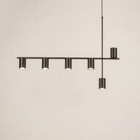 Lampa wisząca z reflektorami czarna Sigma Lighting VENDO 6 33695