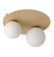 Plafon kule złoty beż Sigma Lighting ARGON 2 koło 33268